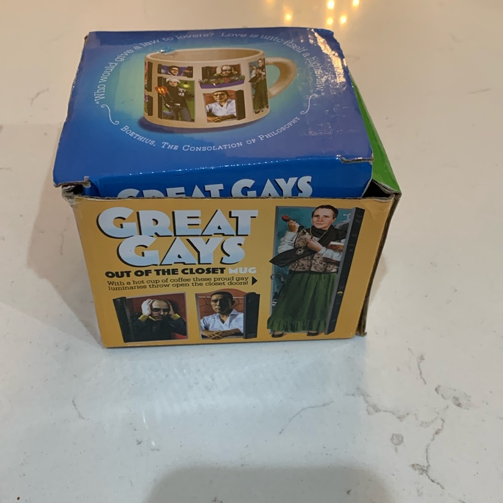 Great Gays Out of The Closet Mug Cup Pour Hot Beverage Watch Closet Doors Open